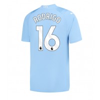 Billiga Manchester City Rodri Hernandez #16 Hemma fotbollskläder 2023-24 Kortärmad